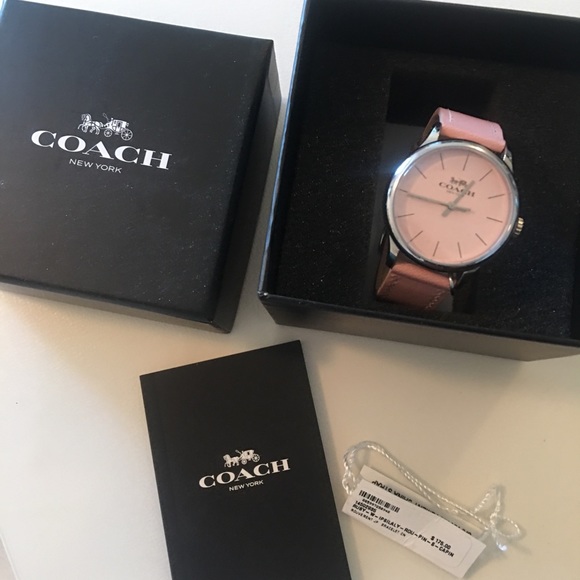 Coach Accessories - Coach pink watch
